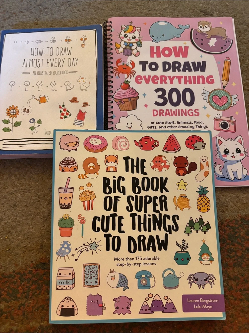 3 pack of drawing books NWOT!